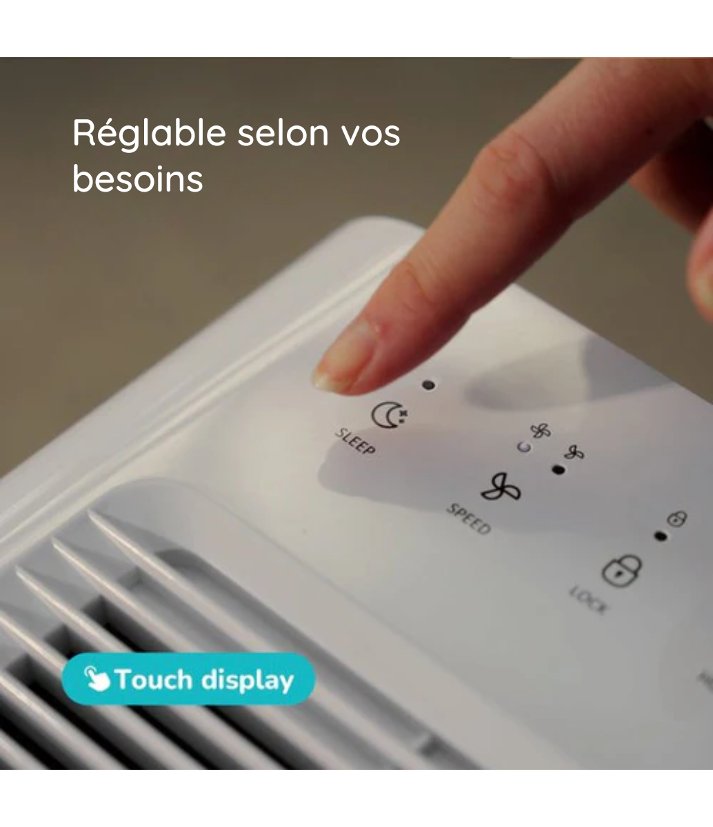 Déshumidificateur Bloomfold - 16L par jour - Fonction Lavage-Séchage incluse - Convient pour le salon, la chambre, le sous-sol et la salle de bain - Déshumidificateur - Blanc