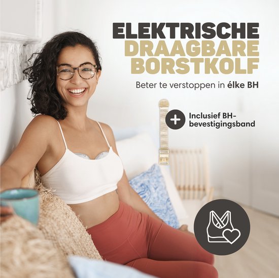 Vulpes Goods® BabyCare - Tire-lait électrique sans fil - mains libres et portable - sans BPA - 30 sachets de conservation du lait maternel, informations sur l'allaitement, sac de voyage et réducteurs de bouclier mammaire inclus - version PRO