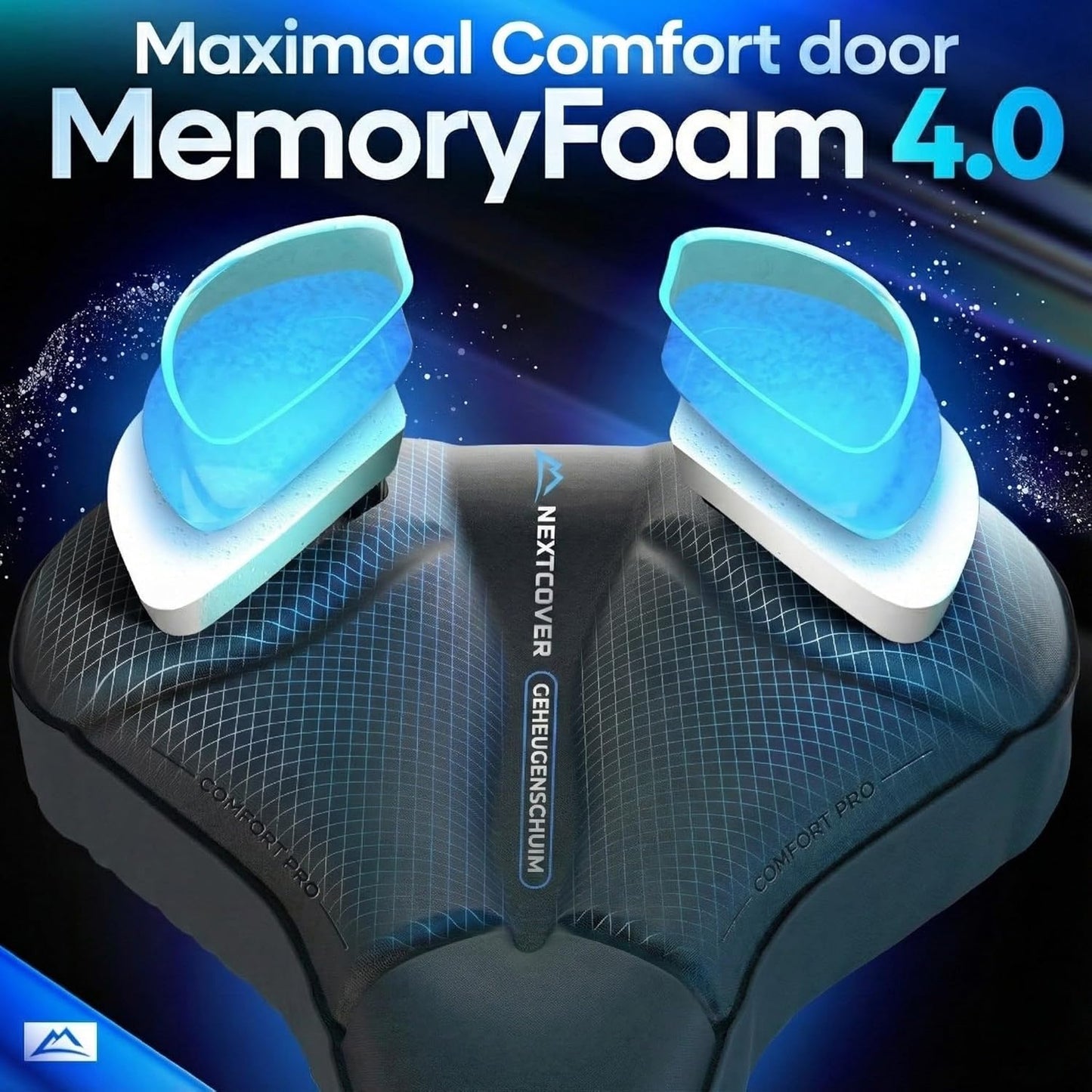 Housse de selle Nextcover CoverPro - Memory Foam 4.0 - Ergonomique - Vélo de ville