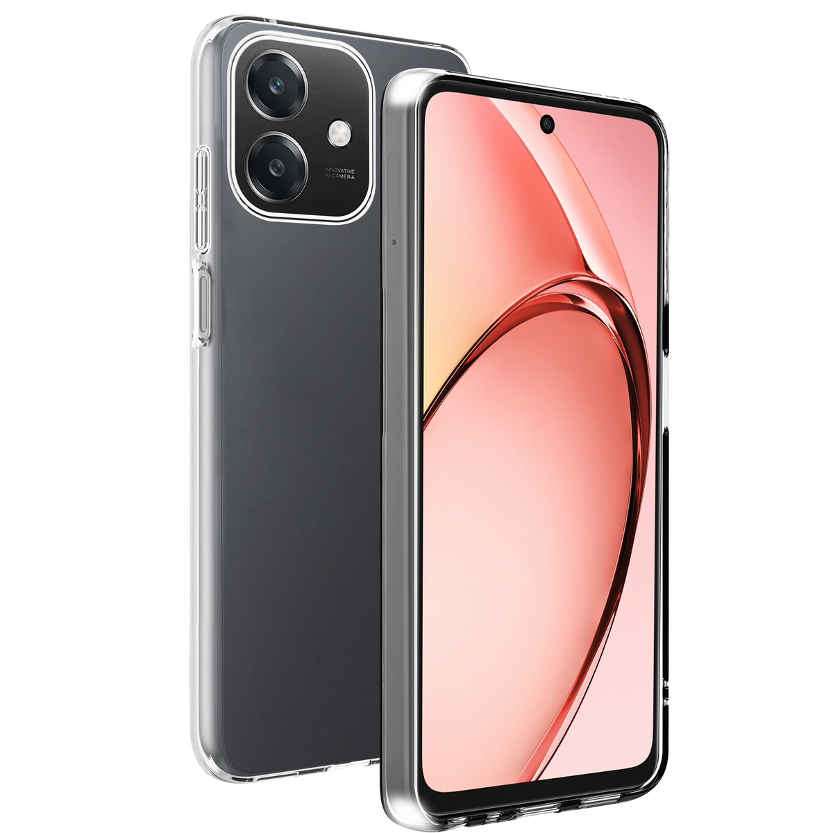 BeHello Case pour Oppo A60 5G - Antichoc - Flexible - Ajustement précis - Transparent