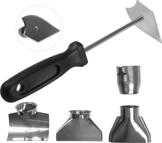 VONROC PRO Pistolet à air chaud - 2000W - Ecran LCD - 650°C - 500L/min - Accessoires inclus