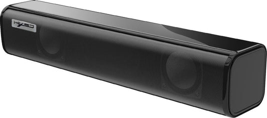 HXSJ Q2 Soundbar PC Speaker - USB - pour ordinateurs de bureau / portables / téléviseurs intelligents / projecteurs - Noir