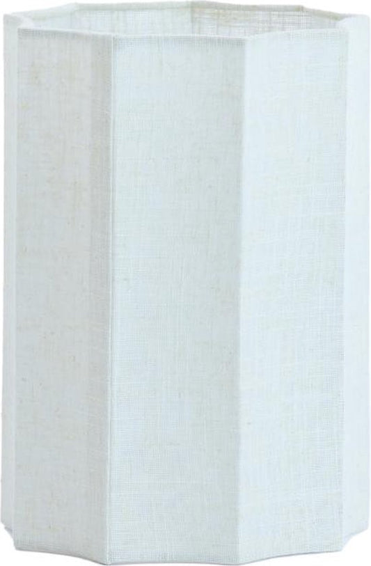Light & Living Abat-jour cylindrique Disli - Blanc - Ø 18 cm - Moderne