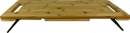 Plateau de service pliable en bambou - Tapas - Table de petit-déjeuner 48 x 20 cm