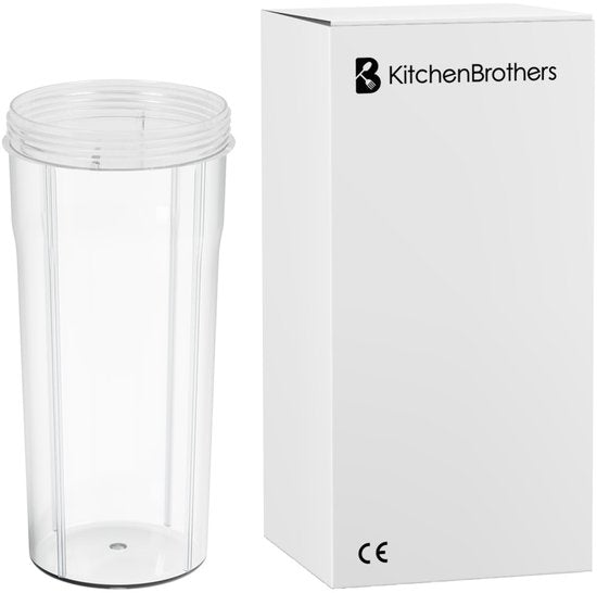 Gourde KitchenBrothers To-go - Récipient pour mixeur - 600 ml - Compatible avec le modèle KB4144 - Sans couvercle