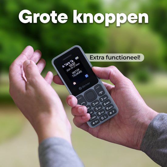 Denver Seniors Mobile Phone 4G - GSM - Grandir sans smartphone - Full NL and FR - Simlock-free - FAS1860L