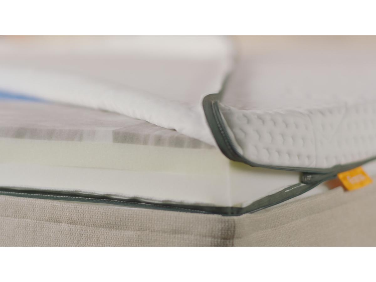 Surmatelas Emma AirGrid - Respirant et confortable - dimensions 200 x 200 cm