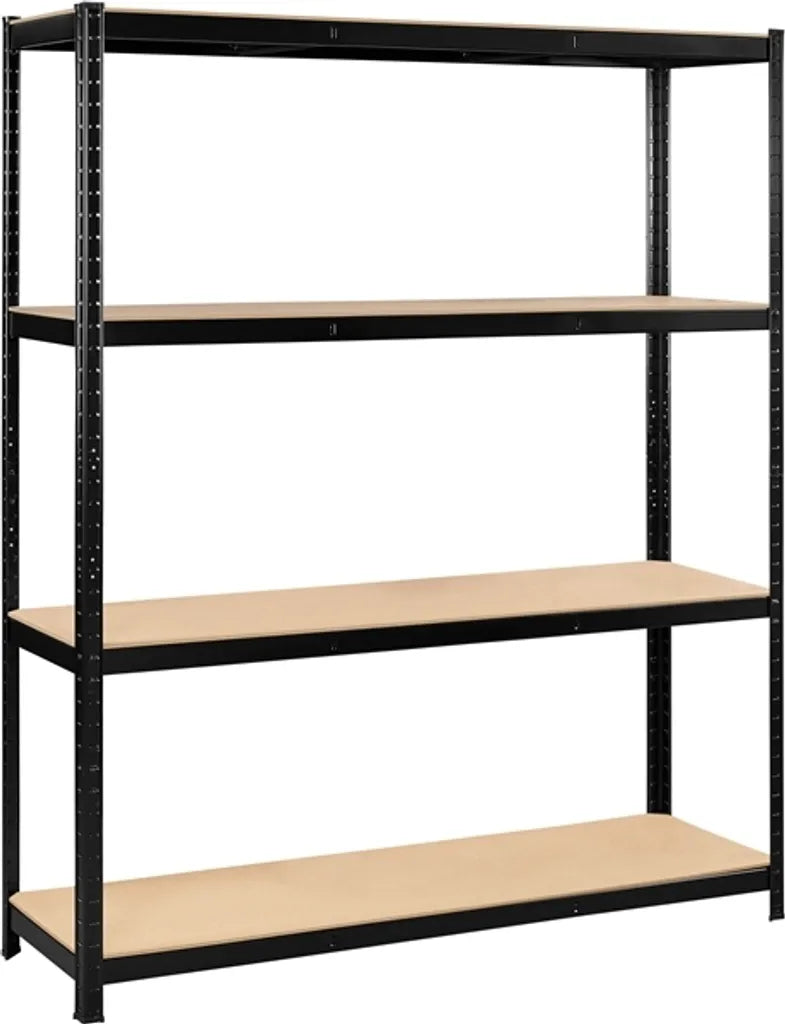 Étagère Yaheetech 180 x 150 x 45 cm - 4 tablettes - 265 kg par tablette - Noir
