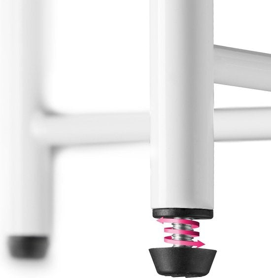 tectake® - Table d'appoint - Petite table basse - blanc 45,5x45,5x53cm, charge maximale 30kg - 404188