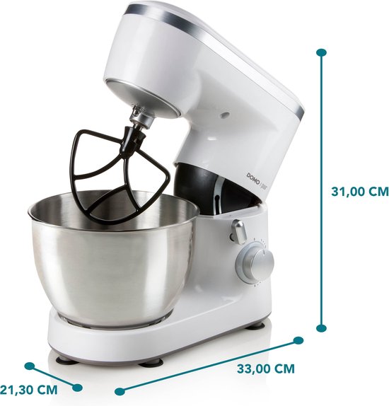 DOMO DO9175KR - Robot ménager PUUR - 4 L - Blanc