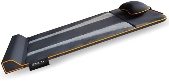Belena Air Stretch - Tapis de massage lombaire et de yoga - Tapis de massage pour tout le corps avec fonction chauffante - Massage - Étirements - 4 programmes - 3 niveaux d'intensité - Télécommande incluse