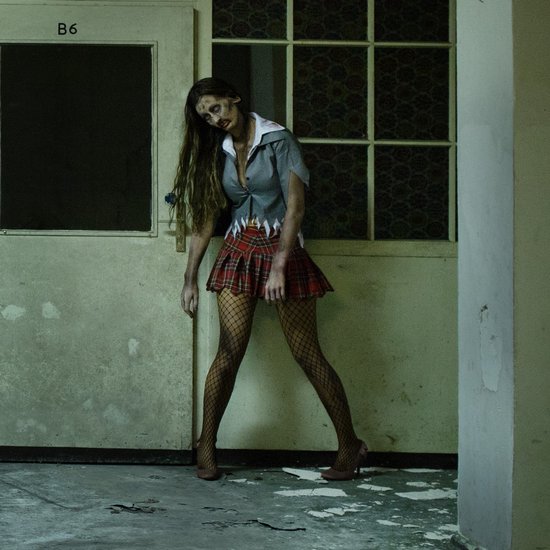 dressforfun - costume femme sexy zombie XL - déguisement halloween tenue de soirée costume carnaval tenue de soirée carnaval tenue de soirée - 300128