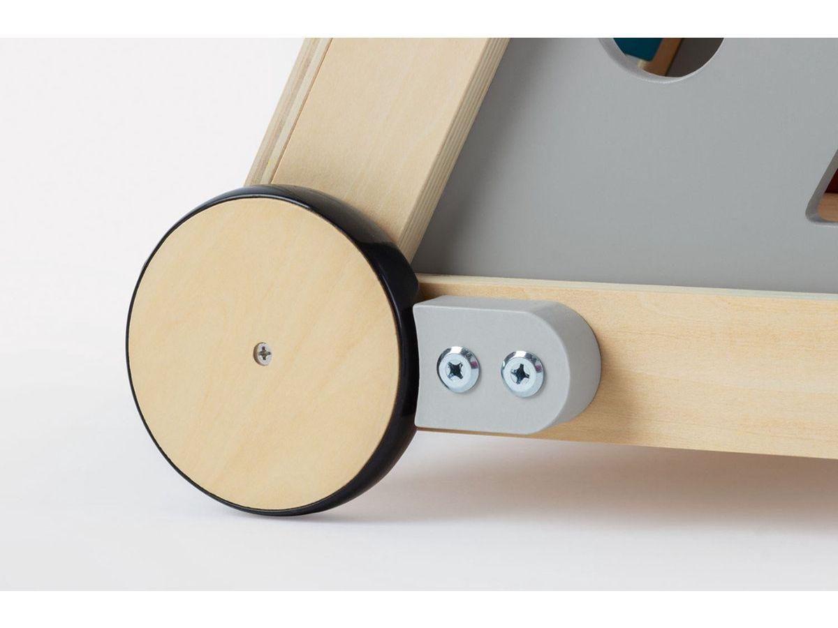 Trotteur en bois Pinolino Titus - Activity Walker - Gris