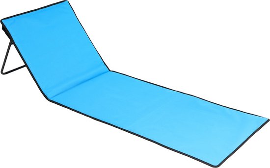 Chaise longue de plage Feel Furniture - Sac de transport inclus - Bleu