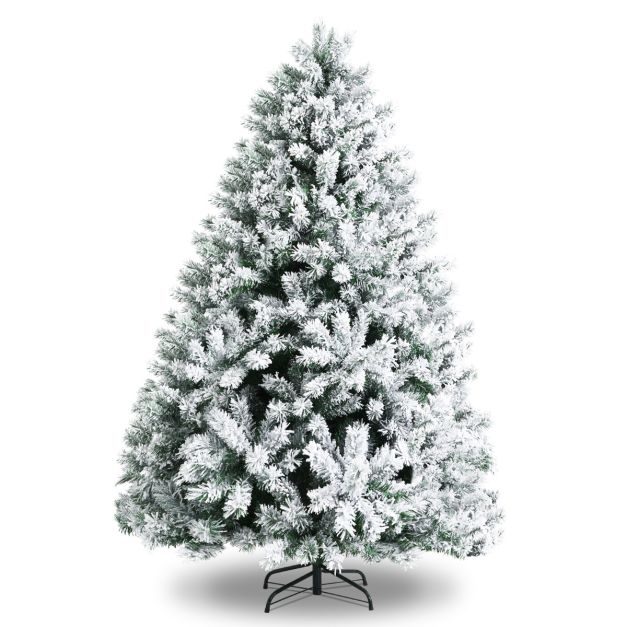 Coast Artificial Christmas Tree - Snowy - 180 cm - PVC - Vert/Blanc