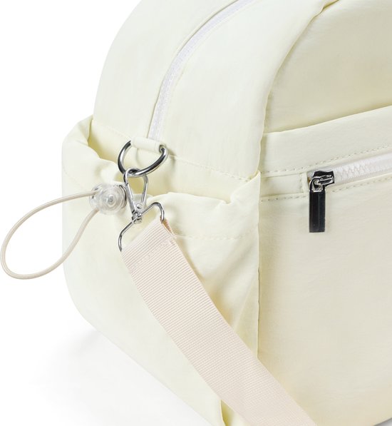Skycases Weekend Bag - Article personnel - Bagage à main pour Ryanair et Transavia - Imperméable et spacieux - Compartiments intelligents - Idéal pour le voyage et l'usage quotidien - Beige