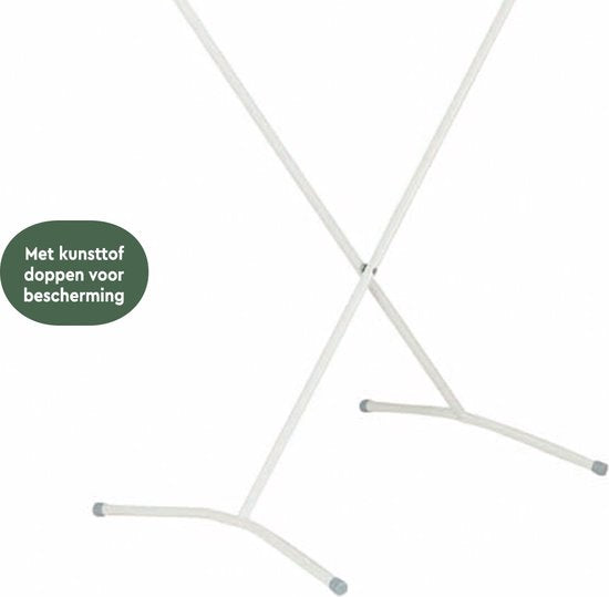 BRASQ Séchoir vertical blanc - 8 mètres - Sèche-linge - Étagère à linge pliable - Étagère à linge verticale - Étagères de séchage - 90x53x83 cm