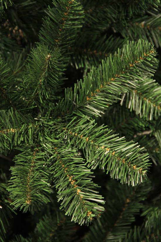 Black Box Trees Charlton Sapin de Noël - Décoration de Noël d'intérieur au rendu naturel - Sapin artificiel aux aiguilles en PVC souple pour un aspect réaliste - H 155 x Ø 91 cm - Vert