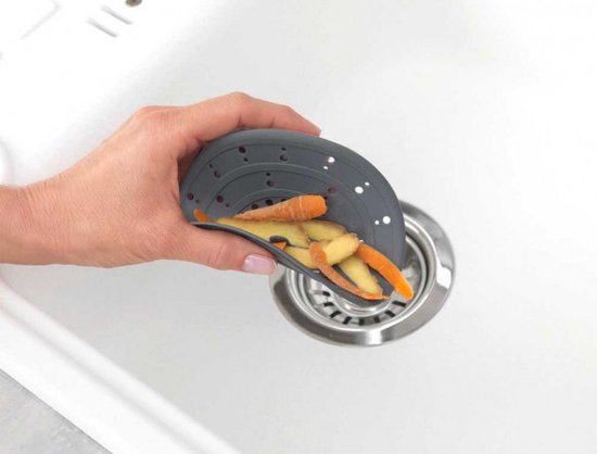 Filtres pour évier Wenko 53011100 12 x 0,3 cm Gris Silicone
