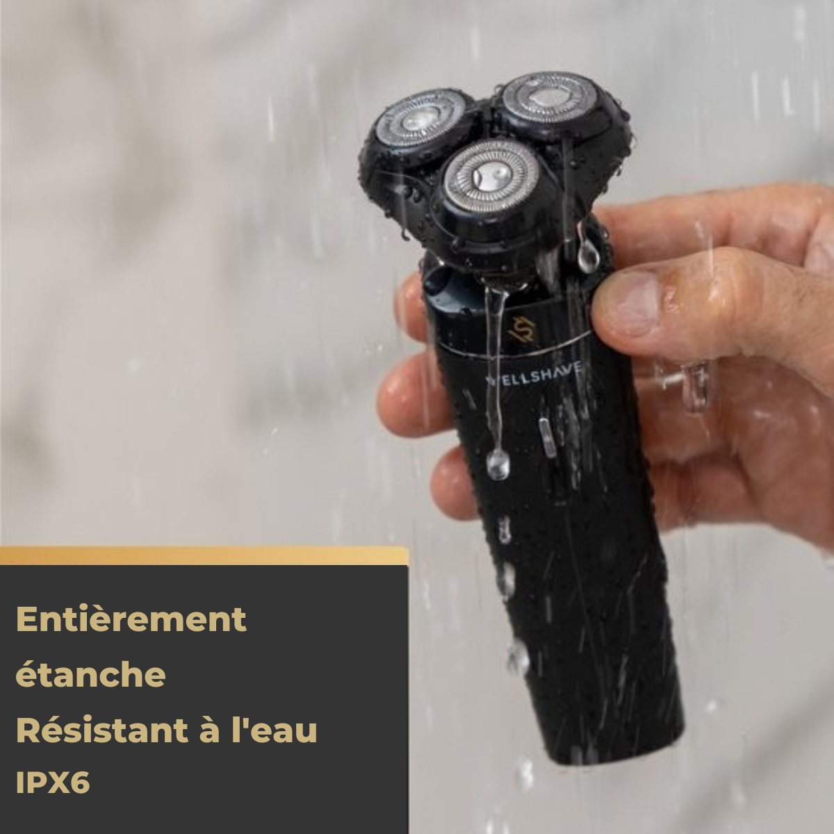 Rasoir Wellshave 4 en 1 pour hommes – Avec tondeuse et tondeuse pour le nez – Rasoir électrique – Utilisation humide et sèche – Rasoirs – Rasage – Tondeuse à barbe