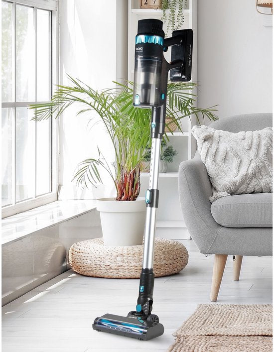 Aspirateur balai DOMO DO244SV BLDC 2-en-1 - 0,8 L – 29,6 V - 60 min d'autonomie