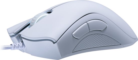 Razer DeathAdder Essential - Souris de jeu filaire - Ergonomique - Programmable - 6 400 DPI - Optique - Blanche