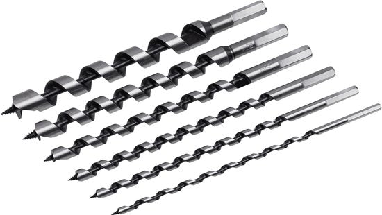 Jeu de forets Meister, 6 pièces : 6, 8, 10, 12, 16, 20 mm