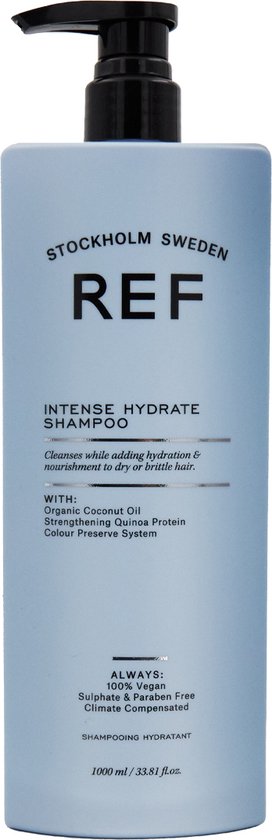 REF Stockholm - Shampooing Intense Hydrate - 1 000 ml - Cheveux bouclés - Cheveux - Shampooing pour cheveux secs - Shampooing