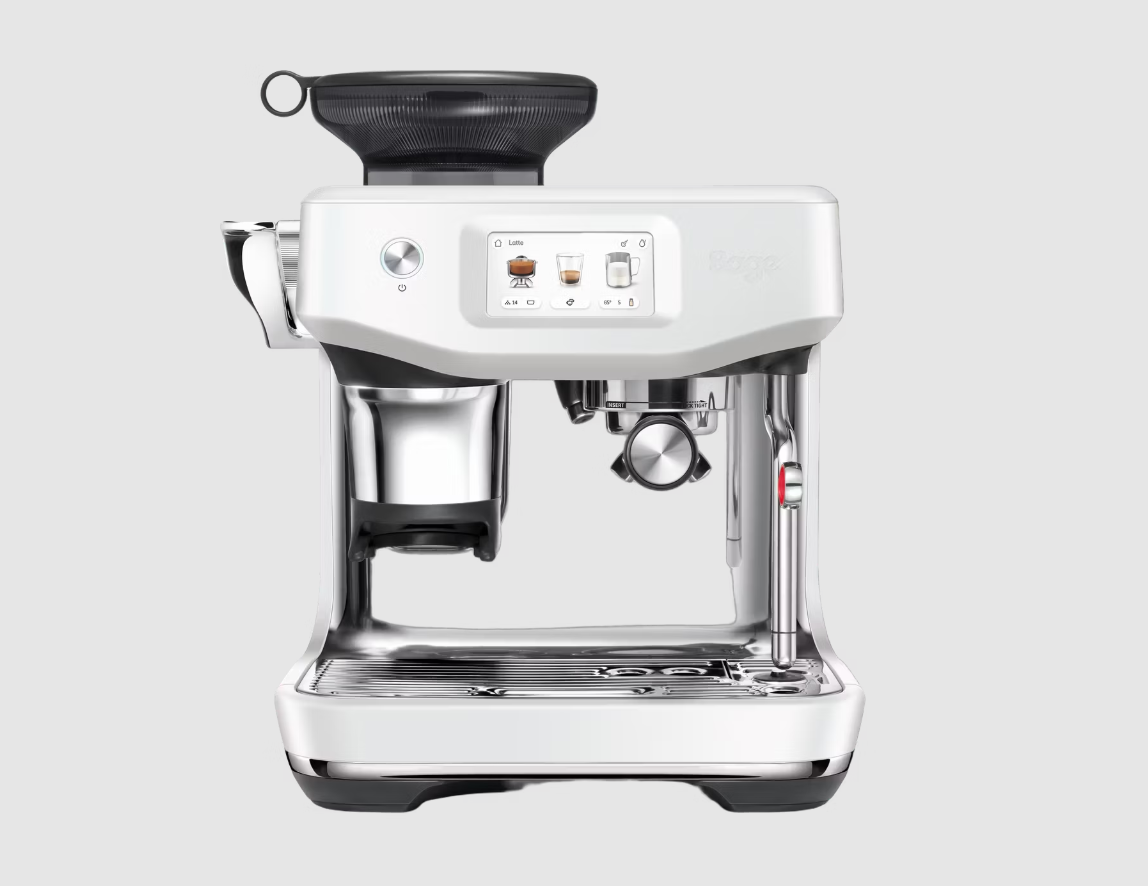 Sage de Barista Impress Touch Machine à café - acier inoxydable - 36 x 34 x 41.5 cm - Couleur sel de mer
