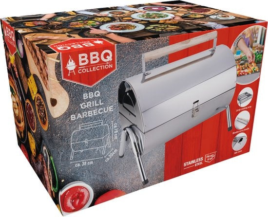 BBQ Collection barbecue portable au charbon de bois - pliable - 42x29.5x37cm