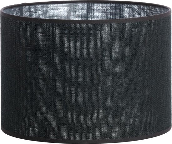 Abat-jour cylindrique Light & Living - Ø30x21cm - Moderne- Noir