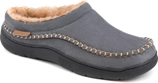 Chaussons Hommes - Chaussons - Mocassins - Gris - Antidérapant - Taille 42/43 - Comfeet