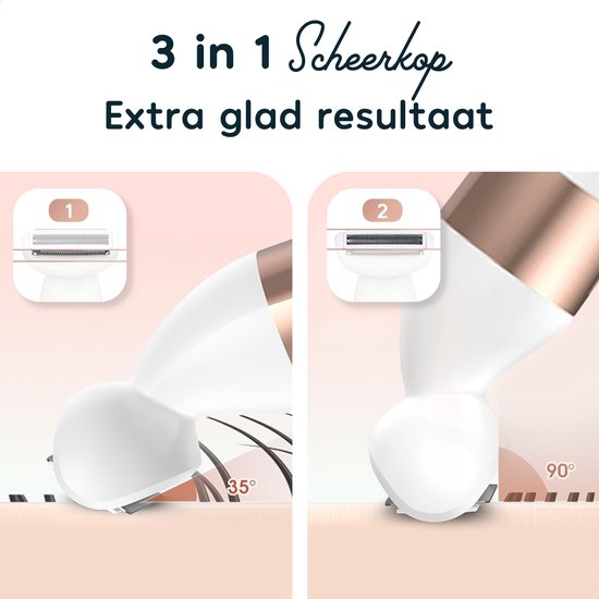 Wellshave 5 in 1 Ladyshaves for Women - Shaver Female - Epilady - Bikini trimmer Ladies - Tondeuse pour femmes et dames