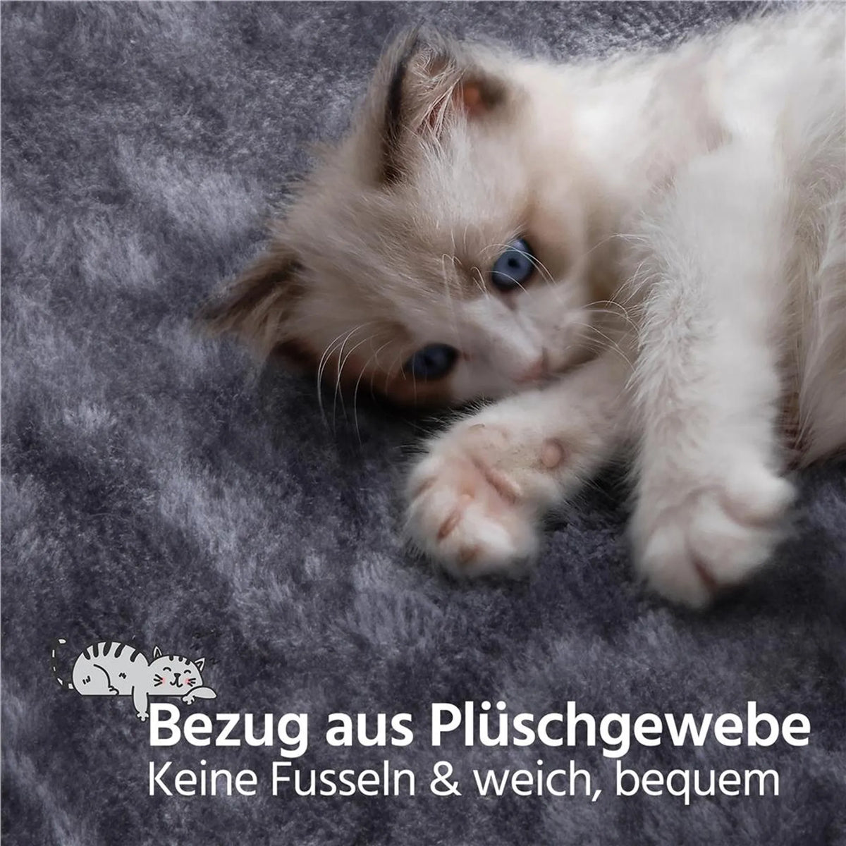 Yaheetech Cat Post XXL avec 2 plateformes d'observation - équipé de 2 trous pour chats, d'un hamac et de 7 poteaux en sisal - pour les foyers avec plusieurs chats - peluche et sisal gris foncé - 55,5 x 45,5 x 170 cm