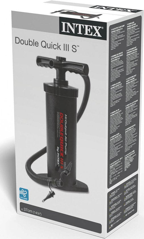 Pompe à main Intex Double Quick III S - 36 cm