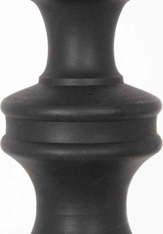 Anne Lighting Lampe à poser Lyons - noir - métal - 15,5 cm - douille E27 - 3467ZW