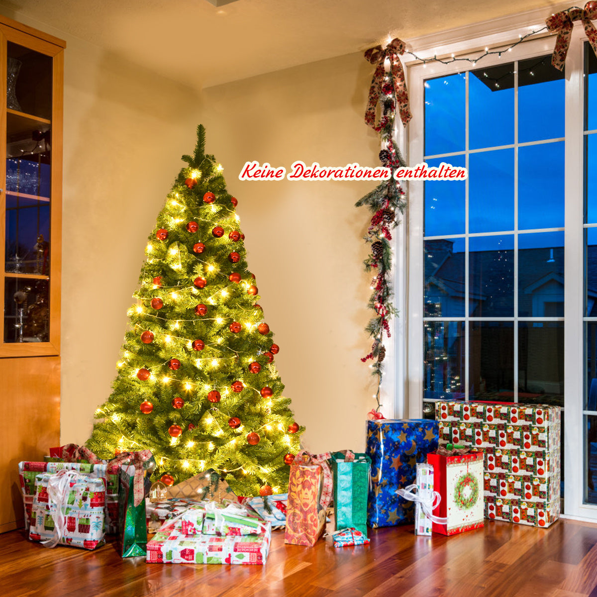 Coast Artificial Christmas Tree - 180cm - Arbre de Noël réaliste à 1000 branches - Convient pour l'intérieur et l'extérieur - Vert