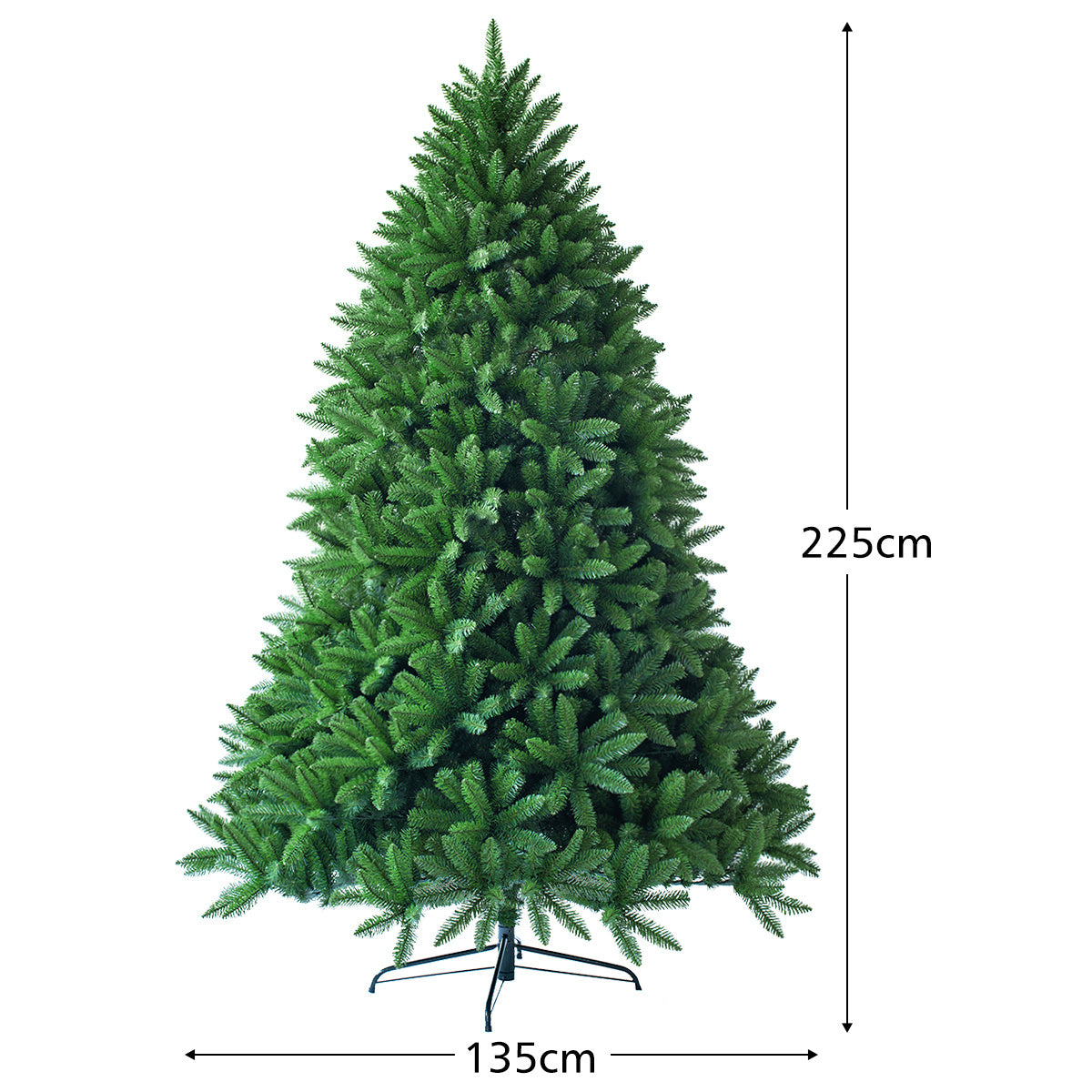Coast Artificial Christmas Tree - Aiguilles PVC - 225 cm - Vert