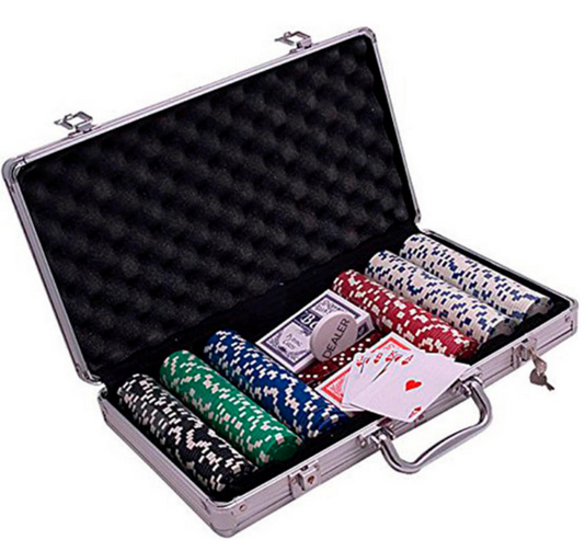 Set de poker Buffalo - Mallette en aluminium - 500 jetons - 2 joueurs ou plus - 10 ans et plus