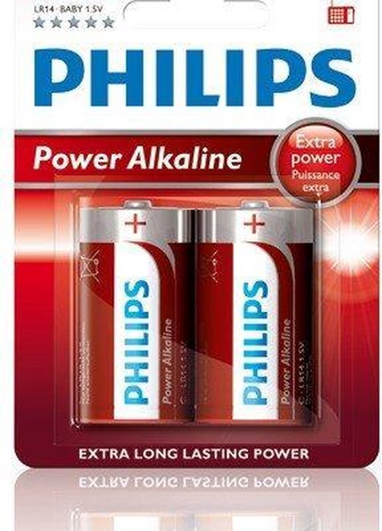 Philips LR14P2B - Pile C - 2 pièces