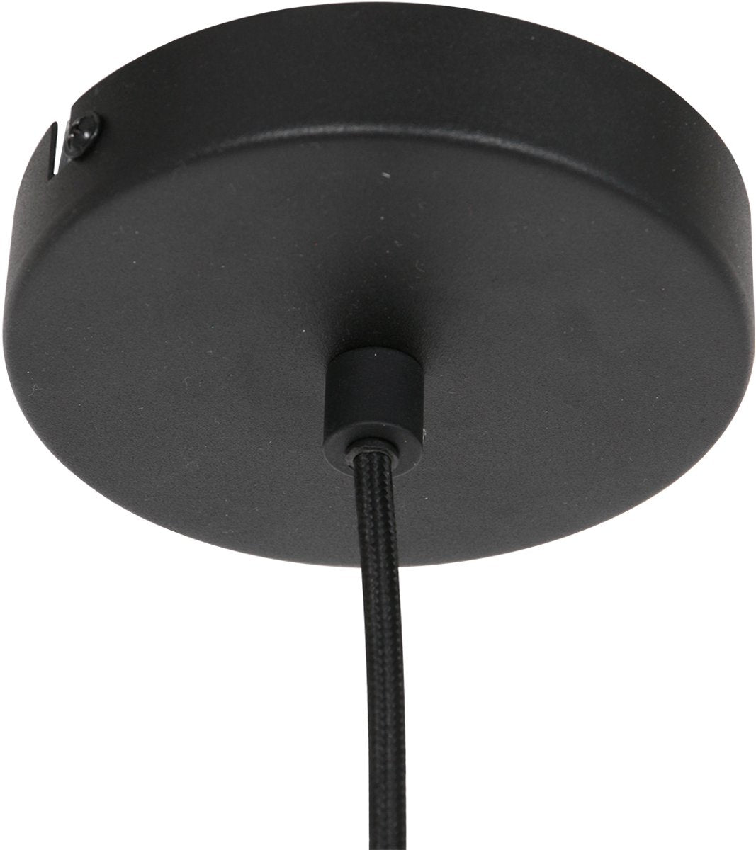 Anne Lighting Lampe pendante Flinter - Ø50 cm - Métal - E27 - Noir