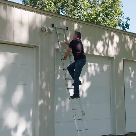 Hammersmith SuperLadder - L'échelle universelle - échelle multifonctionnelle en aluminium aéronautique - jusqu'à 3,4 m - 12 échelons - avec pieds antidérapants en caoutchouc