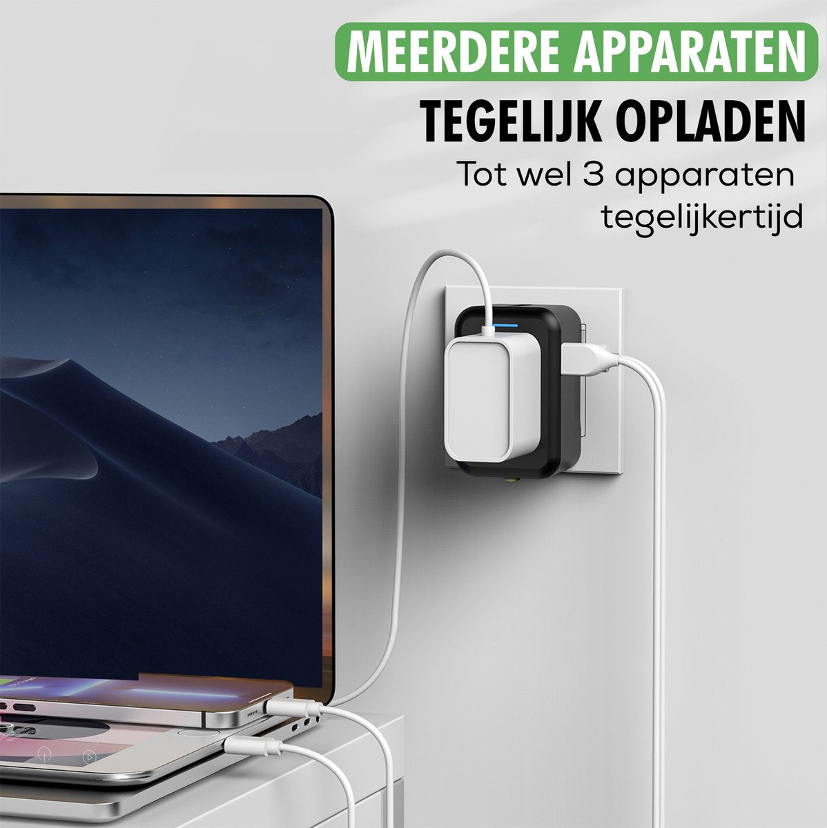 TravelHawk Universal World Plug Noir - Port USB-C et USB - Pour plus de 150 pays - Compact 7,5 x 5 x 3,5 cm