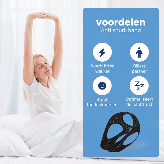 Bande anti-ronflement - Ajustable - Ronflement - Attelle - Mentonnière - Produits - Clip