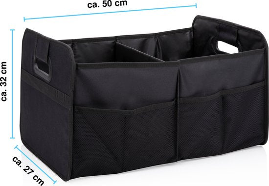 All Ride Organisateur de coffre - Pliable - Accessoires de voiture - Noir