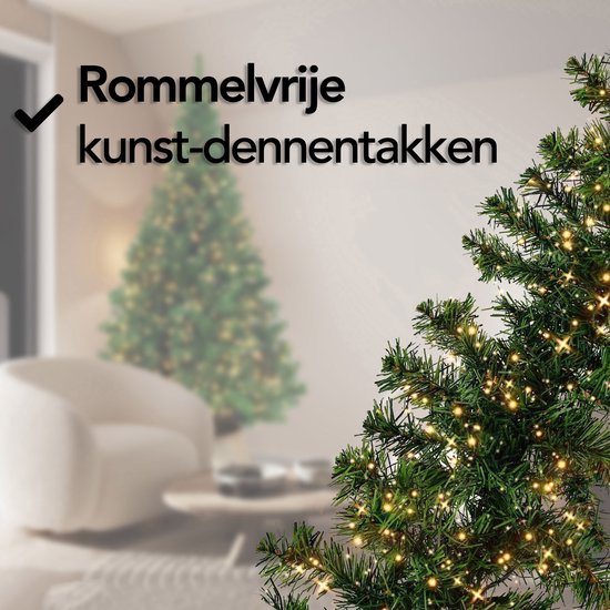 Nordlandia guirlande lumineuse - Minuterie - Décoration de Noël - 270 cm - Guirlande de Noël - Décoration de Noël - 35 LED - Prise de courant