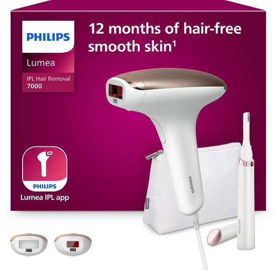Philips Lumea série IPL 7000 - Appareil d'épilation IPL - 2 têtes avec tondeuse - BRI921/00