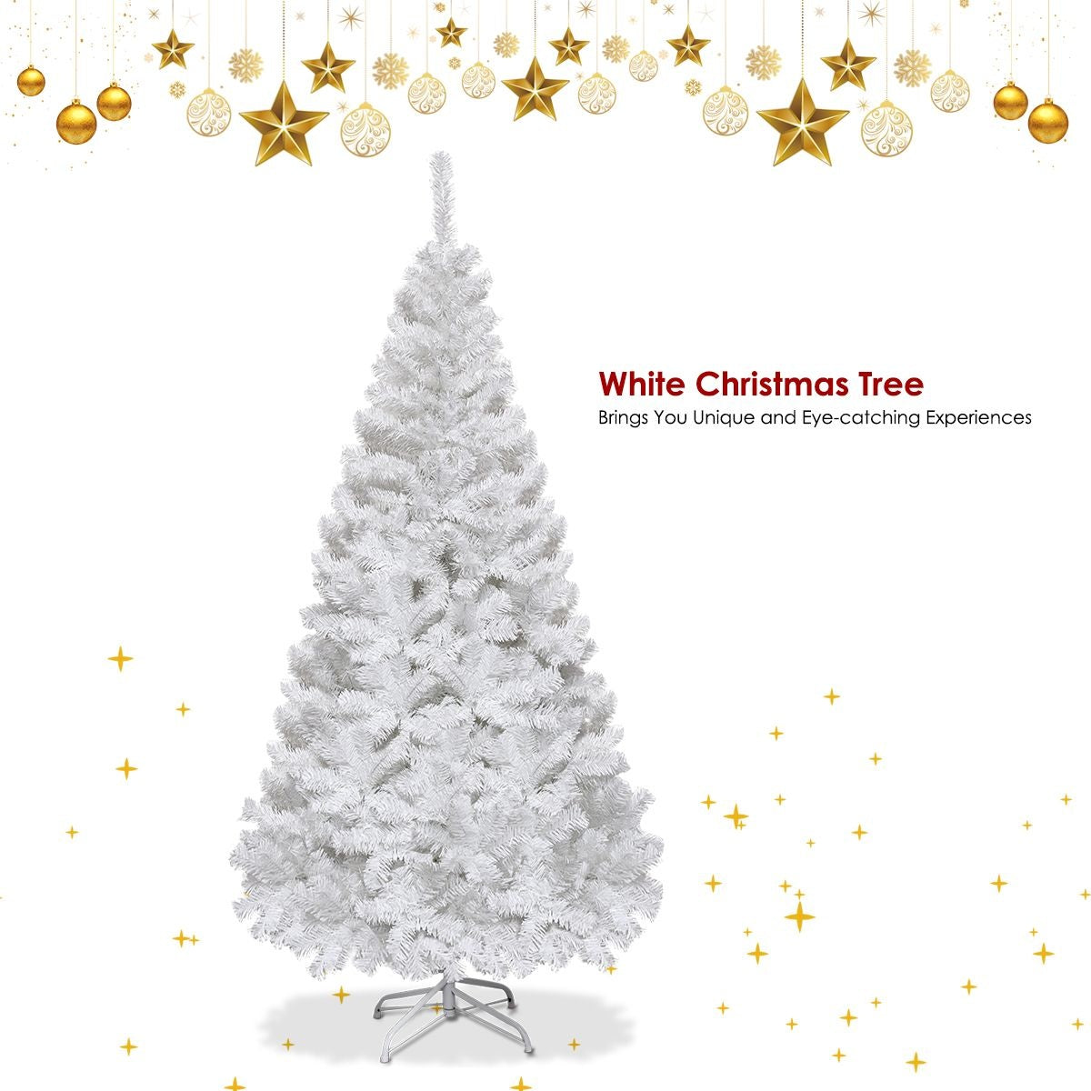 Coast Artificial Christmas Tree - 180cm - 650 Branches - Blanc