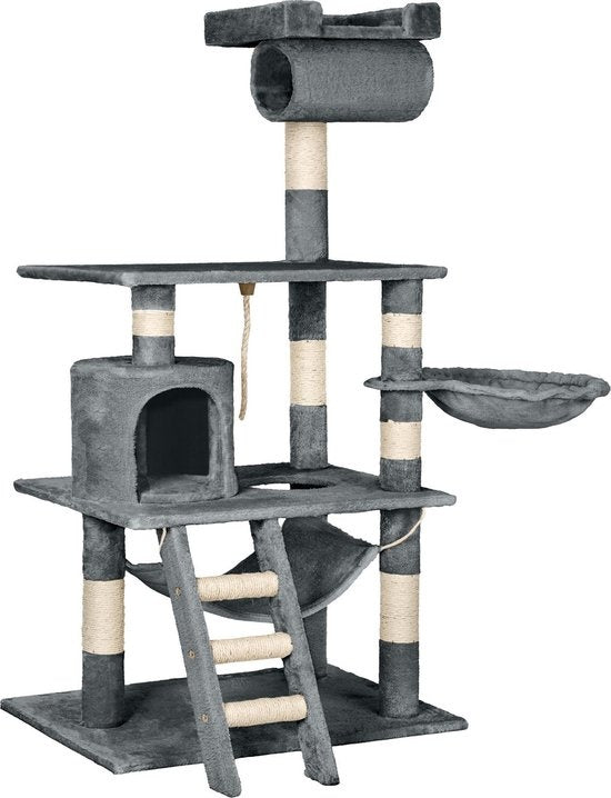 TecTake Stokely Krabpaal - Grijs - 141 cm