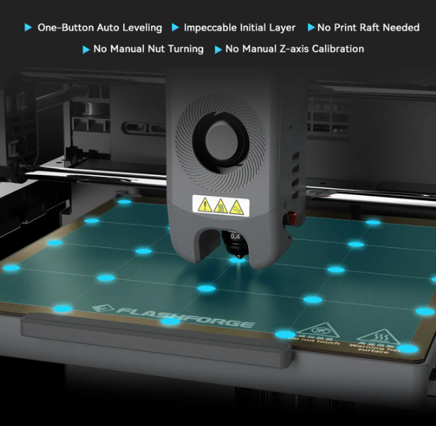 Imprimante 3D FlashForge Adventurer 5M - 600 mm/s - 220 x 220 x 220 mm - Extrudeuse directe
